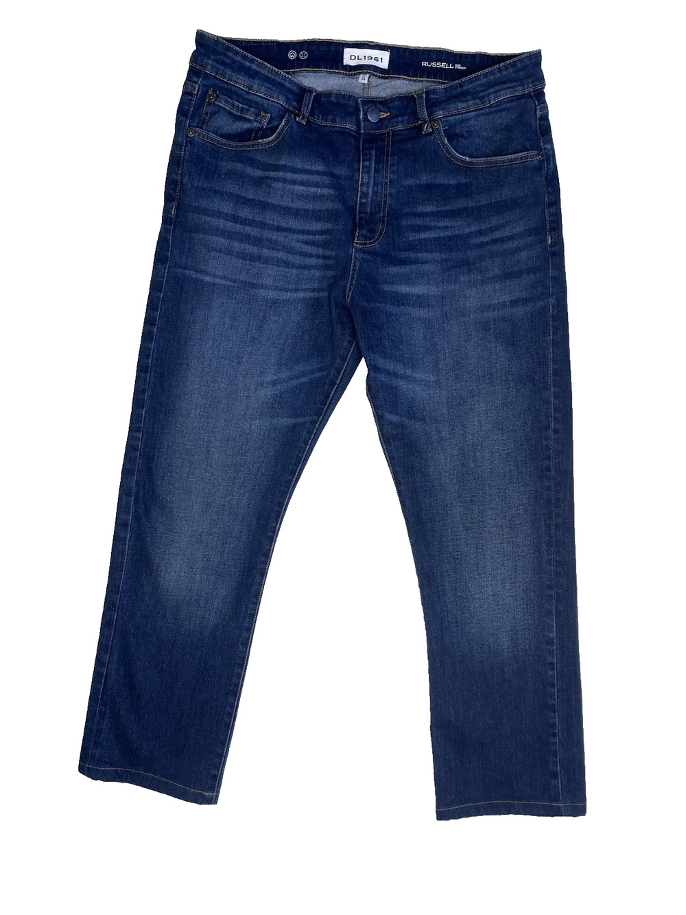 DL1961 Russell Slim Straight Acre Blue Wash Jeans Men's Sz 36W x 27.5 Streetwear